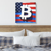 Toile Bitcoin USA (Insitu(Chambre))