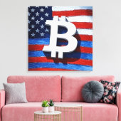 Toile Bitcoin USA (Insitu(Salon))