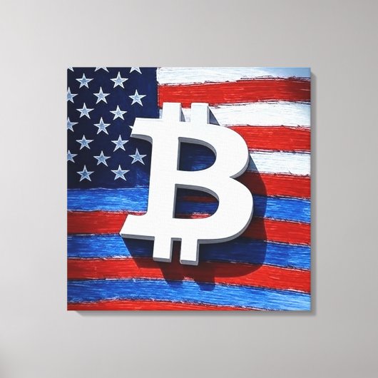 Toile Bitcoin USA (Recto)