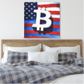 Toile Bitcoin USA (Insitu(Chambre))