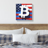 Toile Bitcoin USA (Insitu(Chambre))