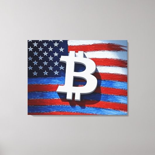 Toile Bitcoin USA (Recto)