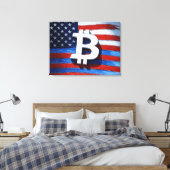Toile Bitcoin USA (Insitu(Chambre))