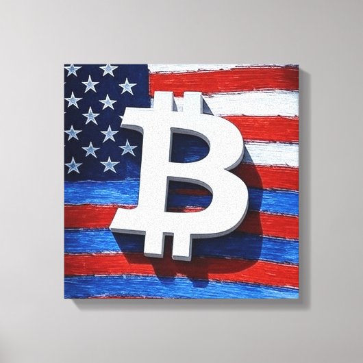 Toile Bitcoin USA (Recto)