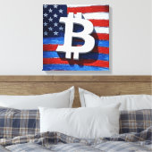 Toile Bitcoin USA (Insitu(Chambre))