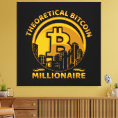 Toile Bitcoin Wall Art (Insitu(Salon))