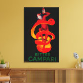 Toile Bitter Campari Poster Vintage Europe (Insitu(Salon))