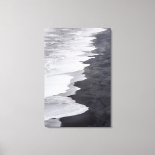 Toile Black and white beach scenic