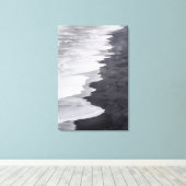 Toile Black and white beach scenic (Insitu (Plancher de Bois))