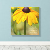 Toile Black Eyed Susan avec une citation de Rumi (Insitu (Plancher de Bois))