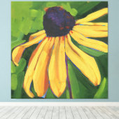 Toile Black Eyed Susan Large Floral (Insitu (Plancher de Bois))