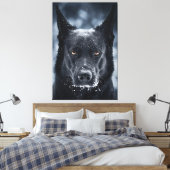 Toile Black German Shepherd (Insitu(Chambre))