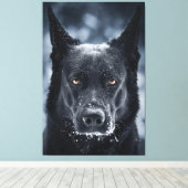 Toile Black German Shepherd (Insitu (Plancher de Bois))
