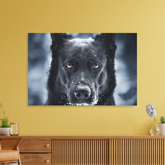 Toile Black German Shepherd (Insitu(Salon))