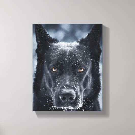 Toile Black German Shepherd (Recto)