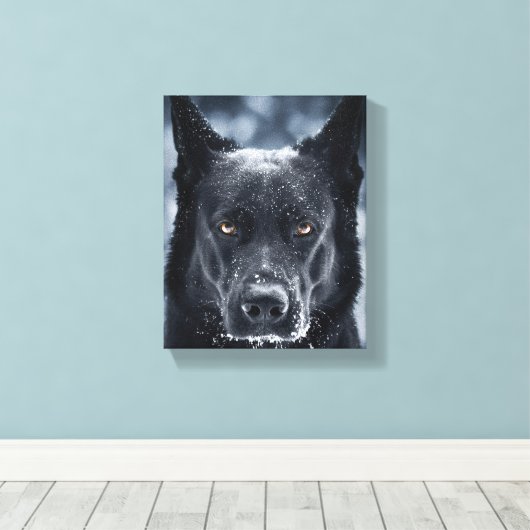 Toile Black German Shepherd (Insitu (Plancher de Bois))