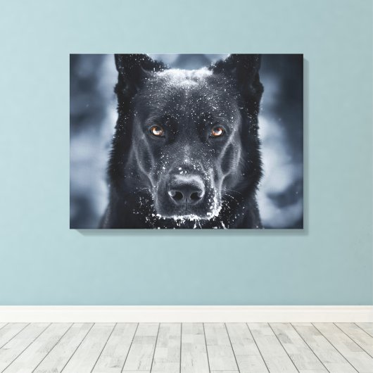 Toile Black German Shepherd (Insitu (Plancher de Bois))