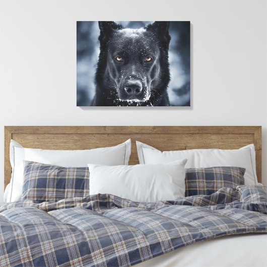 Toile Black German Shepherd (Insitu(Chambre))