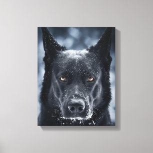 Toile Black German Shepherd