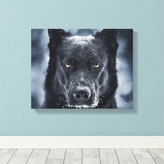 Toile Black German Shepherd (Insitu (Plancher de Bois))