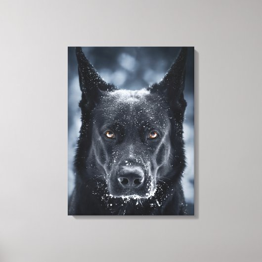 Toile Black German Shepherd (Recto)
