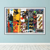 Toile Black Girl Magic : L'élégance afrocentrique sur to (Insitu (Plancher de Bois))