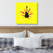 Toile black-guitar (Insitu(Chambre))