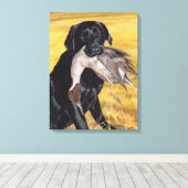 Toile Black Labrador (Insitu (Plancher de Bois))