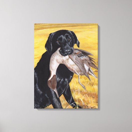 Toile Black Labrador (Recto)