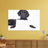 Toile Black Labrador 13 mois (Insitu(Salon))