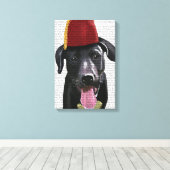 Toile Black Labrador Avec Fès (Insitu (Plancher de Bois))