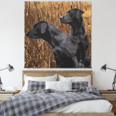 Toile Black Labrador Retriever Wall Décor (Insitu(Chambre))