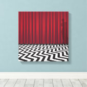 Toile Black Lodge Twin Peaks (Insitu (Plancher de Bois))