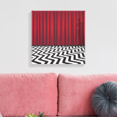 Toile Black Lodge Twin Peaks (Insitu(Salon))