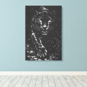 Toile Black Panther — par BurnsInHell (Insitu (Plancher de Bois))