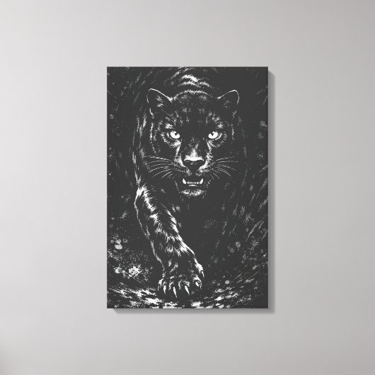 Toile Black Panther — par BurnsInHell (Recto)
