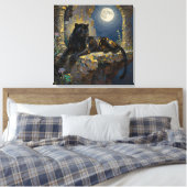 Toile Black Panther under the Full Moon  (Insitu(Chambre))