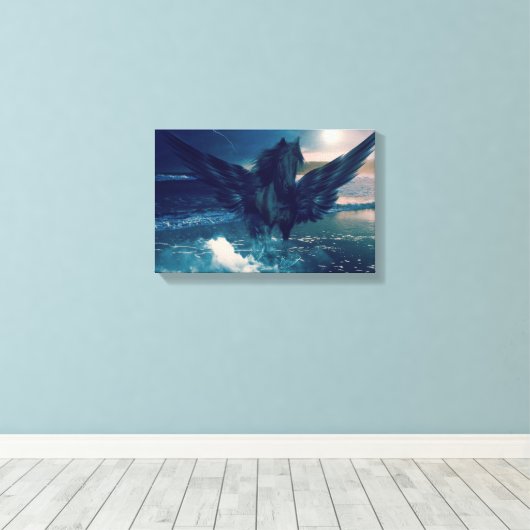 Toile Black Pegasus Emerging (Insitu (Plancher de Bois))