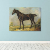 Toile Black Riding-Horse du gendarme du Golding, vers 18 (Insitu (Plancher de Bois))