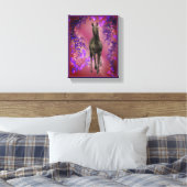 Toile Black Unicorn Imaginaire Cheval Art (Insitu(Chambre))