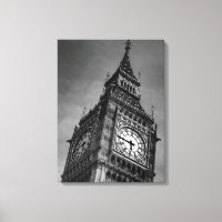 Black & White Fermer Big Ben London Travel
