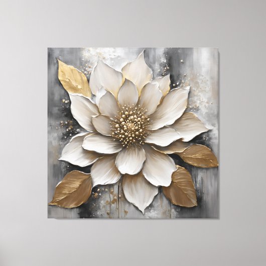 Toile Black White Gris Gold (Recto)