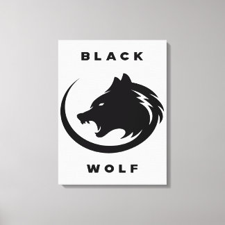 Toile black wolf