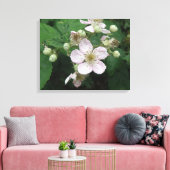 Toile Blackberry Flowers Imprimer (Insitu(Salon))