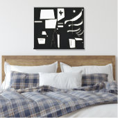 Toile Blanc – Doux et Dur | Kandinsky | (Insitu(Chambre))