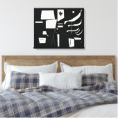 Toile Blanc - doux et dur | Kandinsky | (Insitu(Chambre))