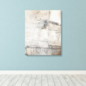 Toile Blanc noir et bronze (Insitu (Plancher de Bois))