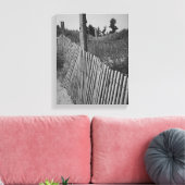Toile blanche et noire enveloppée (Insitu(Salon))