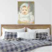 Toile Blanche Pontillon comme bébé, 1872 (pastel sur pap (Insitu(Chambre))