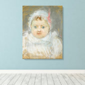 Toile Blanche Pontillon comme bébé, 1872 (pastel sur pap (Insitu (Plancher de Bois))
